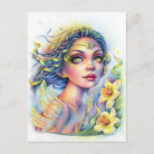 Spring Wind Postcard Postkarte (Vorderseite)