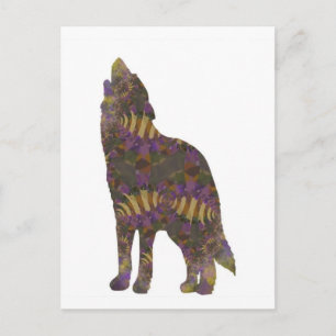 Spring Wolf Postcard Postkarte