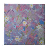 Spring Wonderland Floral Keramik Tile Fliese (Vorderseite)
