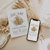 Spring Woodland | Einladung der Babydusche