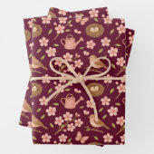 Spring Wrapping Paper Geschenkpapier Set (Beispiel)