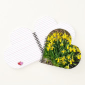 Spring Yellow Daffodils Herzbuch Notizblock (Innenseite)