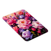 Spring Zen Sunrise Pink Blossom Garden  Magnet (Rechte Seite)