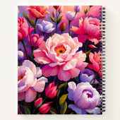 Spring Zen Sunrise Pink Blossom Garden  Notizblock (Rückseite)