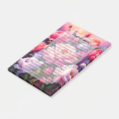 Spring Zen Sunrise Pink Blossom Garden  Post-it Klebezettel (angewinkelt)