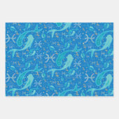 Spring Zodiac trio Pisces Aries Taurus Geschenkpapier Set (Vorderseite 3)