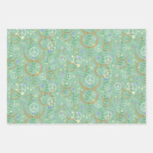 Spring Zodiac trio Pisces Aries Taurus Geschenkpapier Set (Vorderseite)