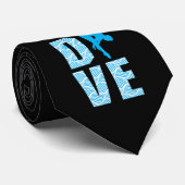 Springboard Diving Gift Diver Platform Springboard Krawatte (Gerollt)