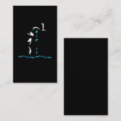 Springboard Diving Jump Platform Sport Visitenkarte (Vorne/Hinten)