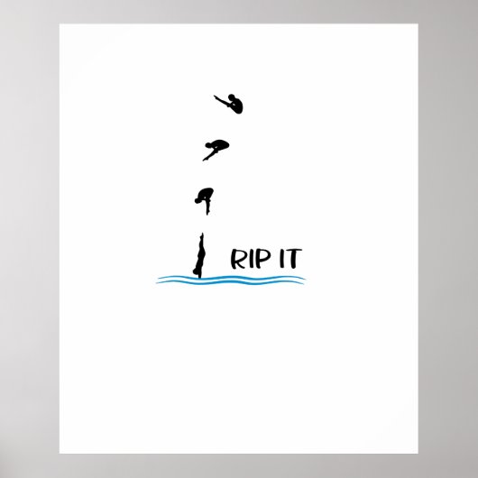 Springboard Diving Poster (Vorne)