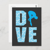 Springboard Diving Springboard Postkarte (Vorne/Hinten)