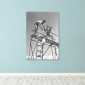 Springboard Leinwanddruck (Insitu (Holzboden))