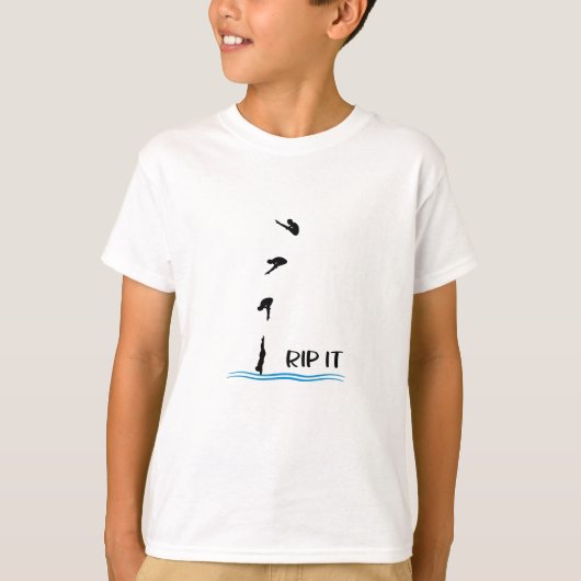 Springboard-Tauchen T-Shirt (Vorderseite)