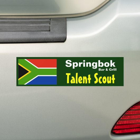 Springbok-Bar-Talent-Pfadfinder - Autoaufkleber (Auf Auto)