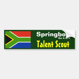 Springbok-Bar-Talent-Pfadfinder - Autoaufkleber