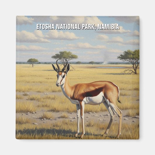 Springbok Etosha National Park Namibia Travel Magnet (Vorne)