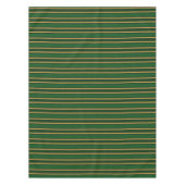 Springbok, grün und goldfarbene Streifen Tischdecke (Vorderseite)