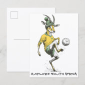 Springbok Star Striker Postkarte (Vorne/Hinten)