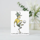 Springbok Star Striker Postkarte (Stehend Vorderseite)