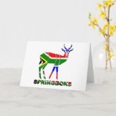 Springboks Rugby Birthday Card Karte (Gelbe Blume)