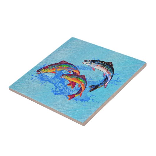 Springbrasse Fliese (Seite)