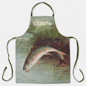 Springbrasse von S.A. Kilbourne Vintager Fisch Schürze (Vorderseite)