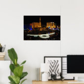 Springbrunnen am Streifen Poster (Heimbüro)