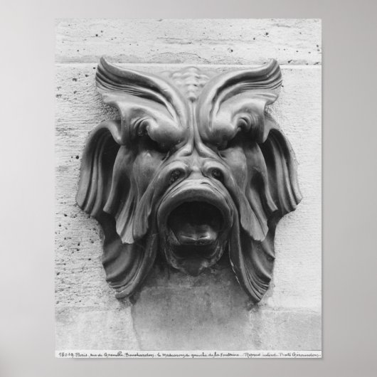 Springbrunnen der vier Jahreszeiten Poster (Vorne)