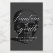 Springbrunnen des RIP der 20er Jahre Mini Weinetikett (Einzelnes Label)