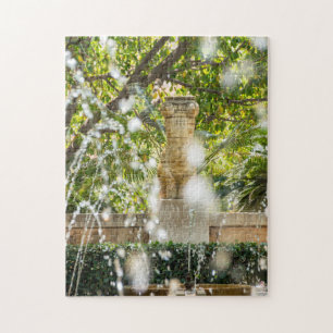 Springbrunnen in Almudaina-Gärten - Palma de Mallo Puzzle