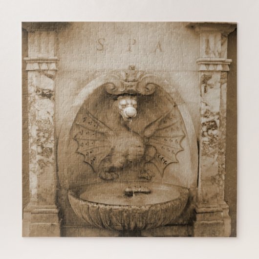 Springbrunnen in Rom Poster Jigsaw Puzzle (Vertikal)