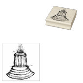 Springbrunnen Marshall Michigan Gummistempel (Stempel)
