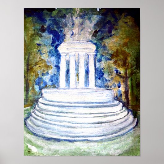 Springbrunnen Marshall Michigan Poster (Vorne)
