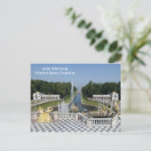 Springbrunnen Postkarte (Stehend Vorderseite)