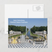 Springbrunnen Postkarte (Vorne/Hinten)