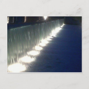Springbrunnen und Wasserfälle Postkarte
