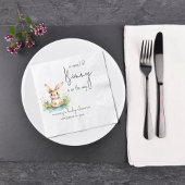 Springbrunnendusche mit neutraler Wasserfarbe Serviette