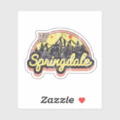 Springdale, Arkansas Sticker (Blatt)
