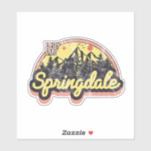Springdale, Arkansas Sticker (Blatt)