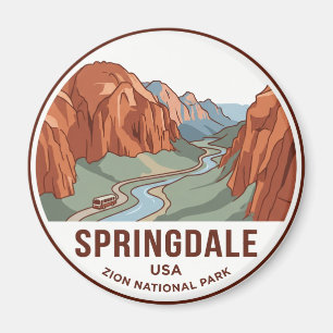 Springdale USA Magnet
