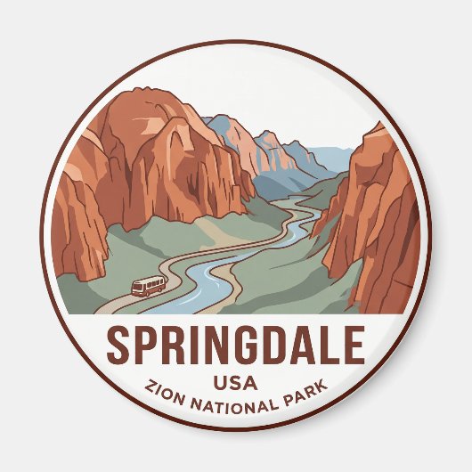Springdale USA Magnet (Vorne)