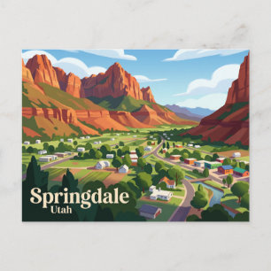 Springdale USA Postkarte