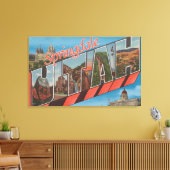 Springdale, Utah - Große Buchstabenszenen Leinwanddruck (Insitu (Wohnzimmer))