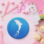 Springdolphin mit Kugelpapier Pappteller (Party)
