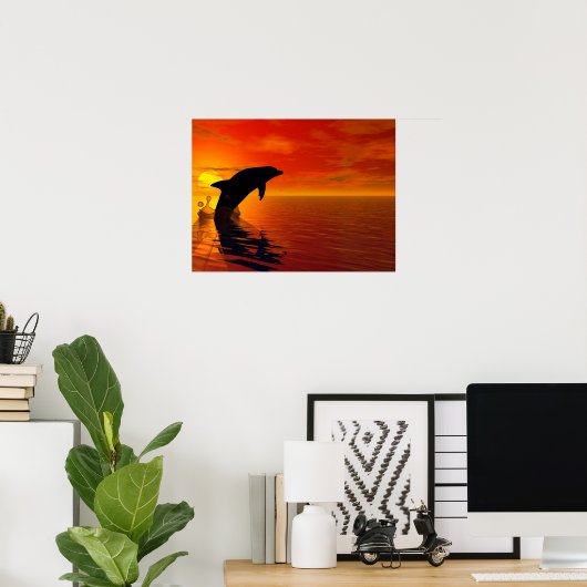 Springdolphin Poster (Heimbüro)