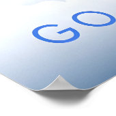 Springe ab Reiseplakat Poster (Ecke)