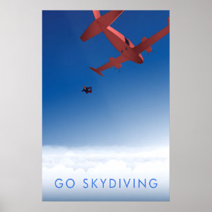 Springe ab Reiseplakat Poster