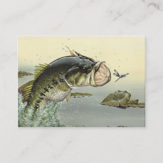 SPRINGEN der BASS-Visitenkarte-Schablone Visitenkarte (Vorderseite)