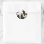 Springen der Brooklyn Bridge Sticker (Tasche)