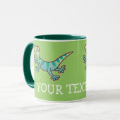 Springen der Eidechsen Tasse (Vorderseite Links)